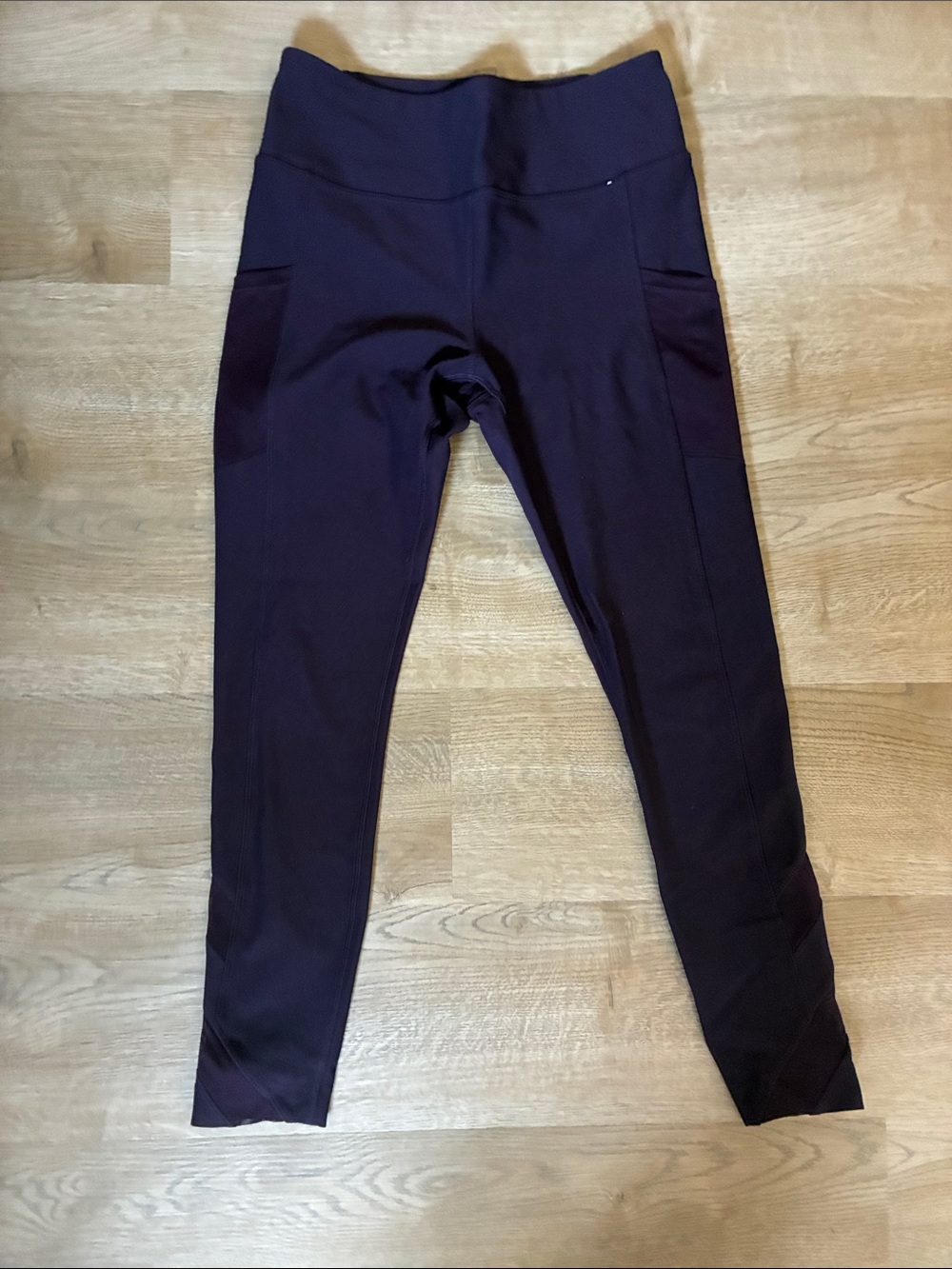 Mondetta Women's Dark Plum Leggings with Side Pockets
